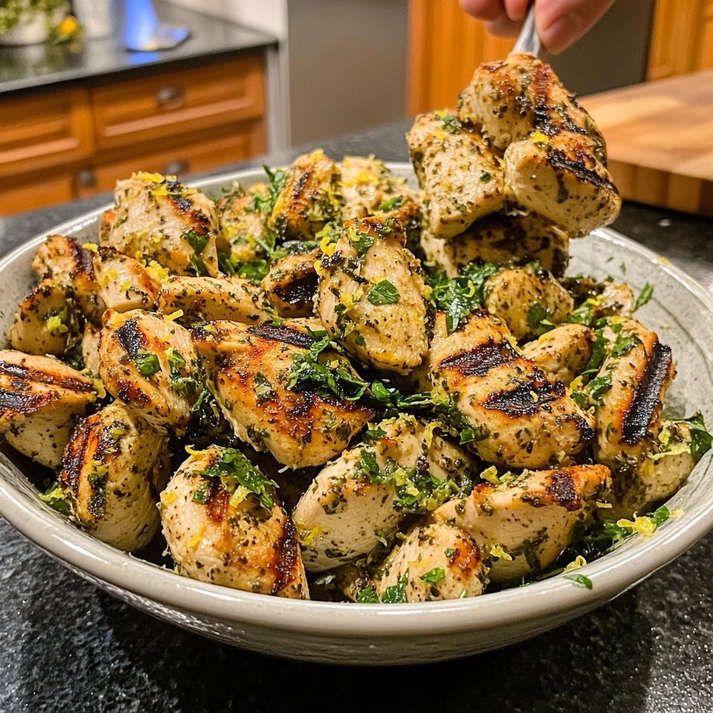 Grilled Lemon Herb Chicken Bowl