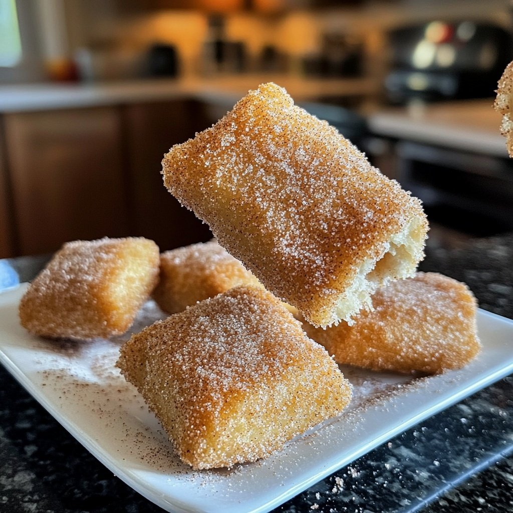Fluffy Air Fryer Churro Bites