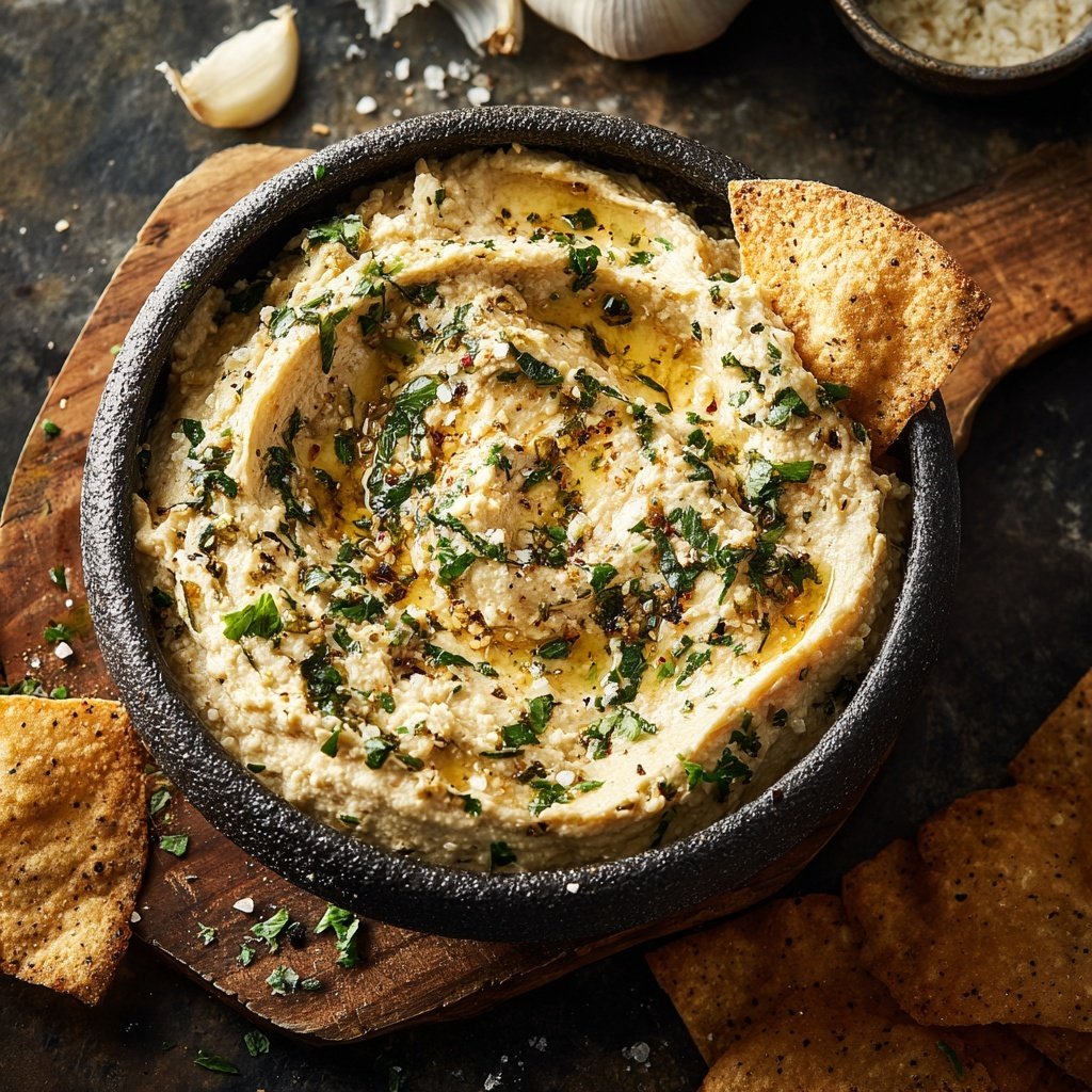 Super Bowl Appetizer Creamy White Bean Dip