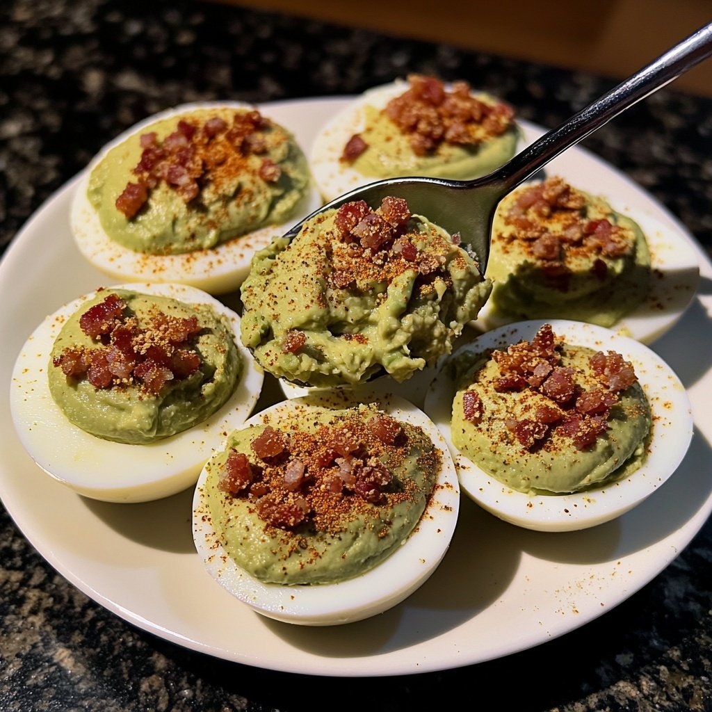 Avocado Deviled Eggs