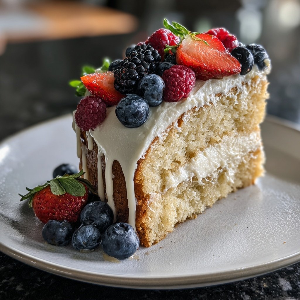 Spring Vanilla Bean Cake