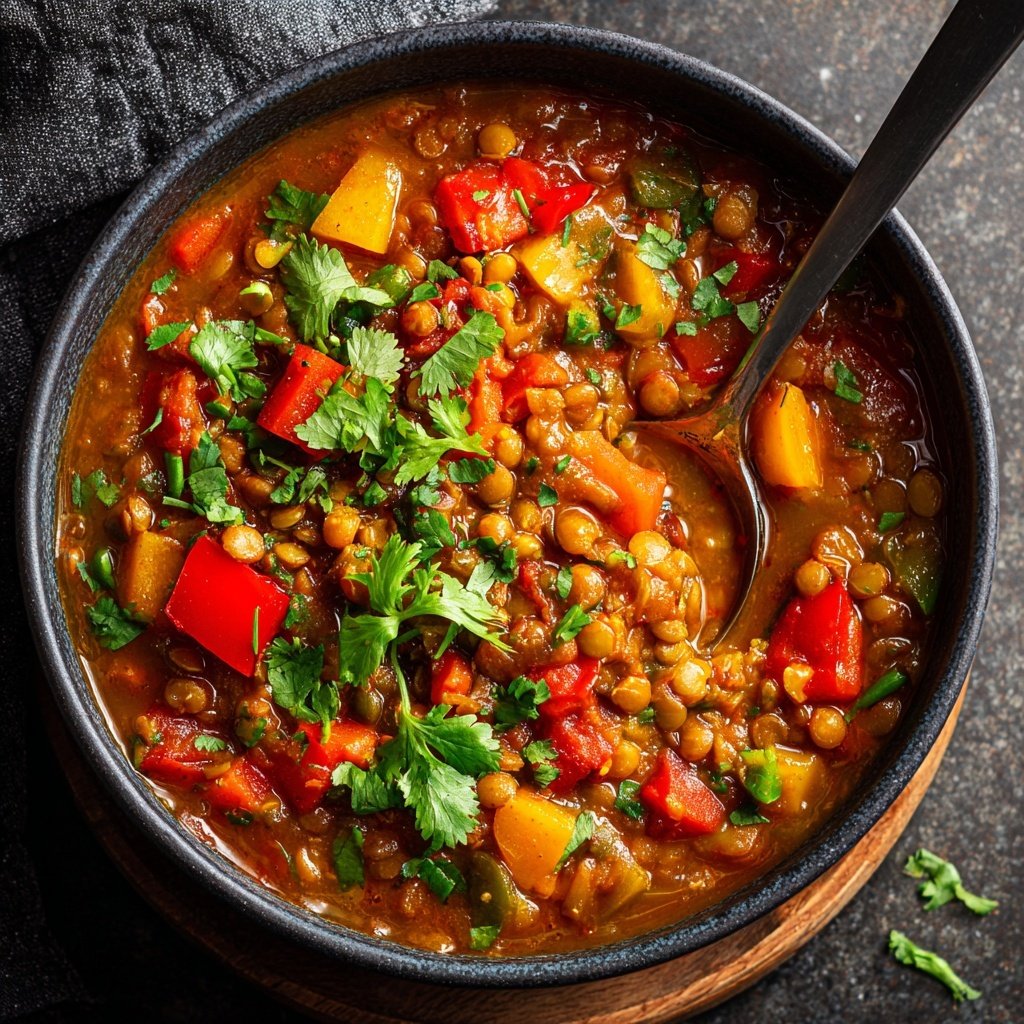 Jamaican Spiced Lentil Stew
