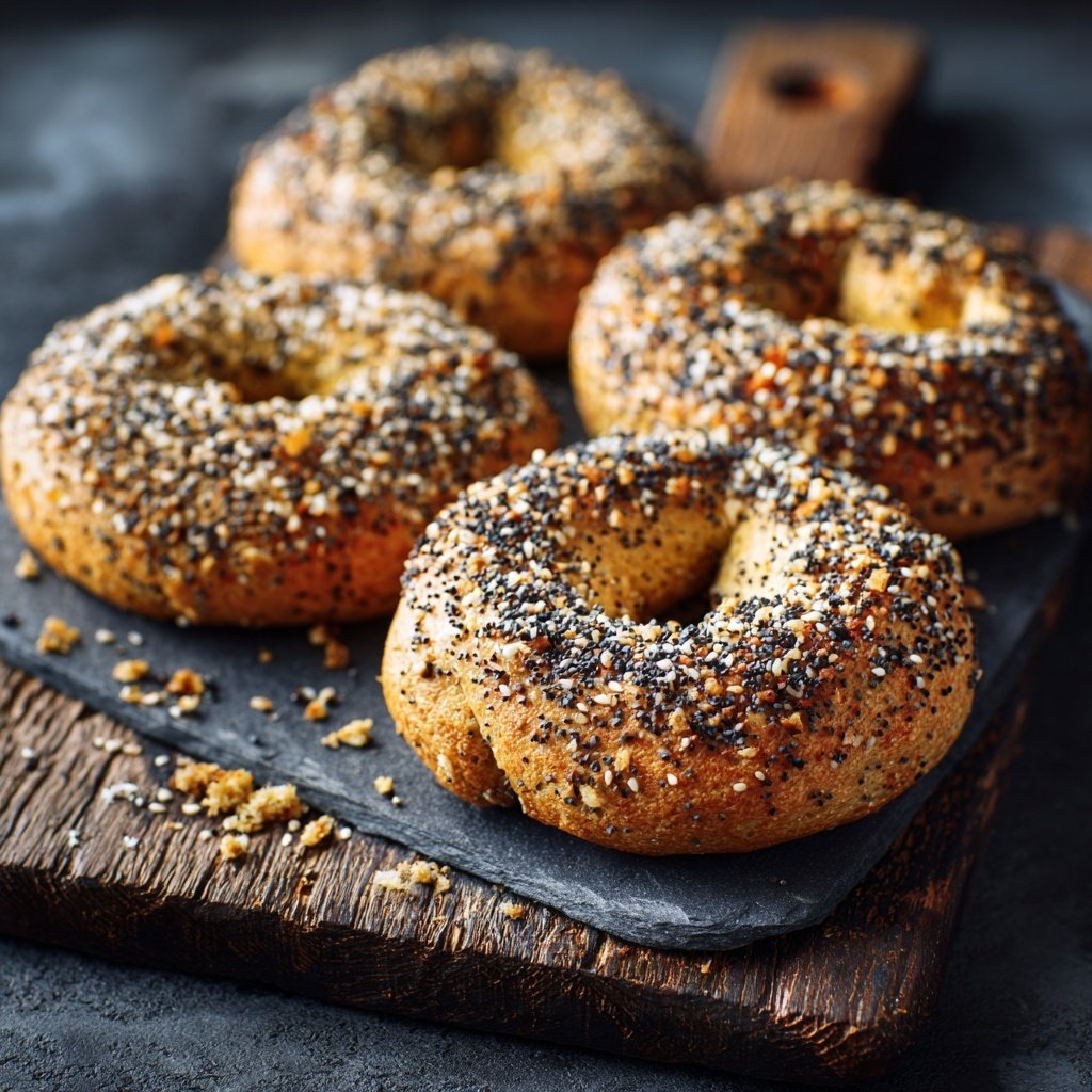 Boiled And Baked Protein Bagels