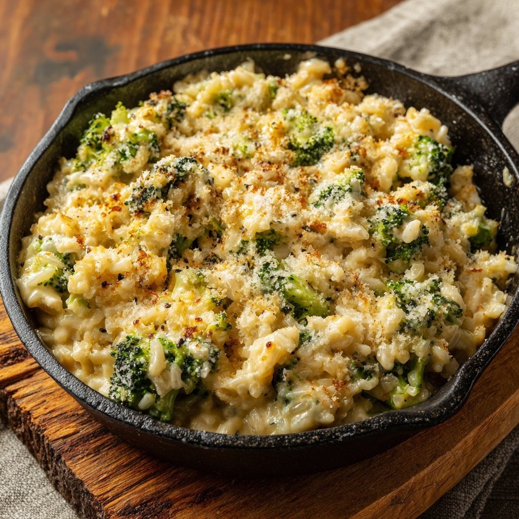 Sunday Baked Creamy Broccoli Rice