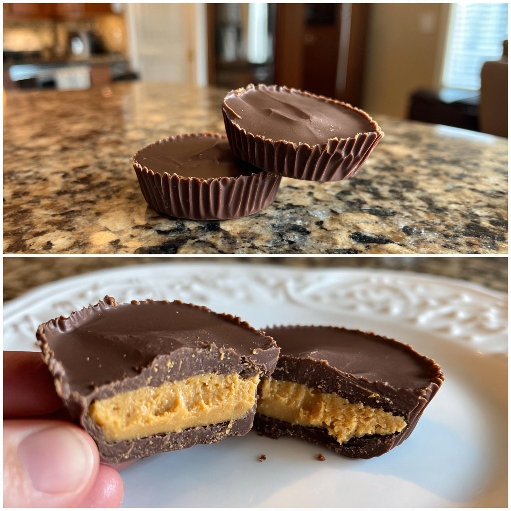 Homemade Reese’s Cups with Sunflower Butter