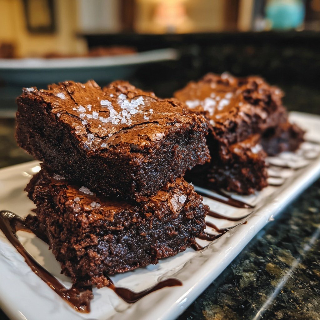 Chewy Brownies With Starter