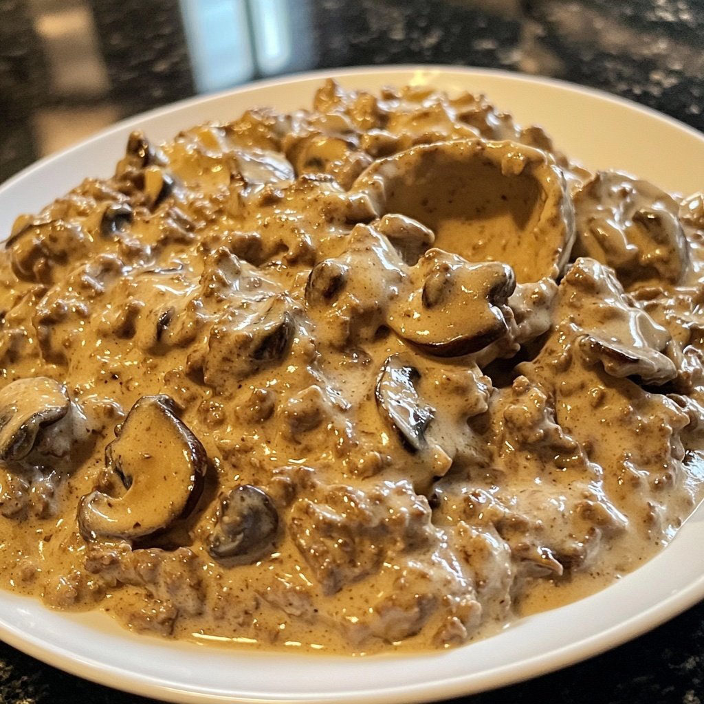 Ground Beef Stroganoff