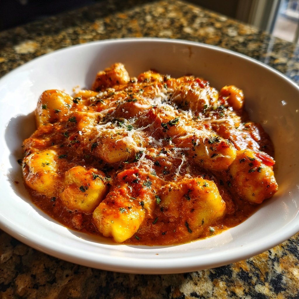 Sunday Tomato Ricotta Gnocchi