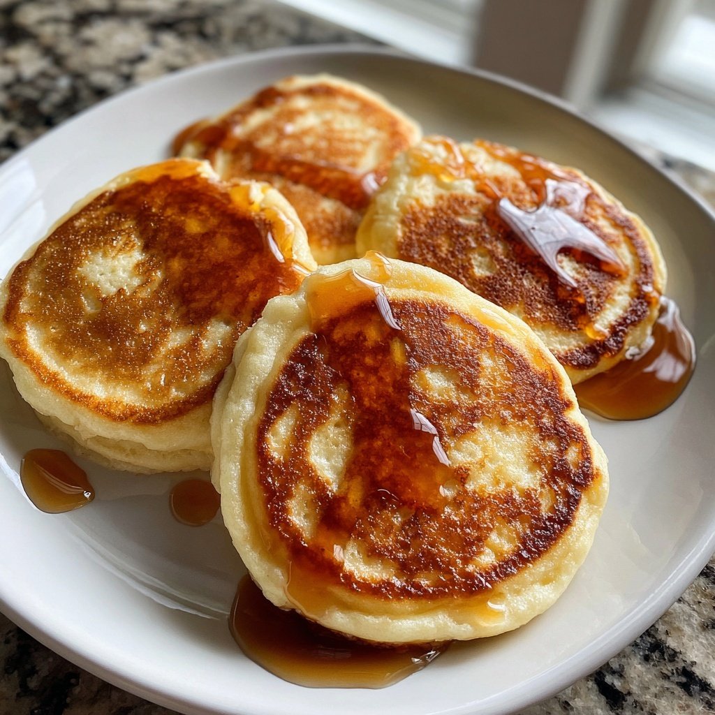 Valentines Breakfast Vanilla Almond Pancakes