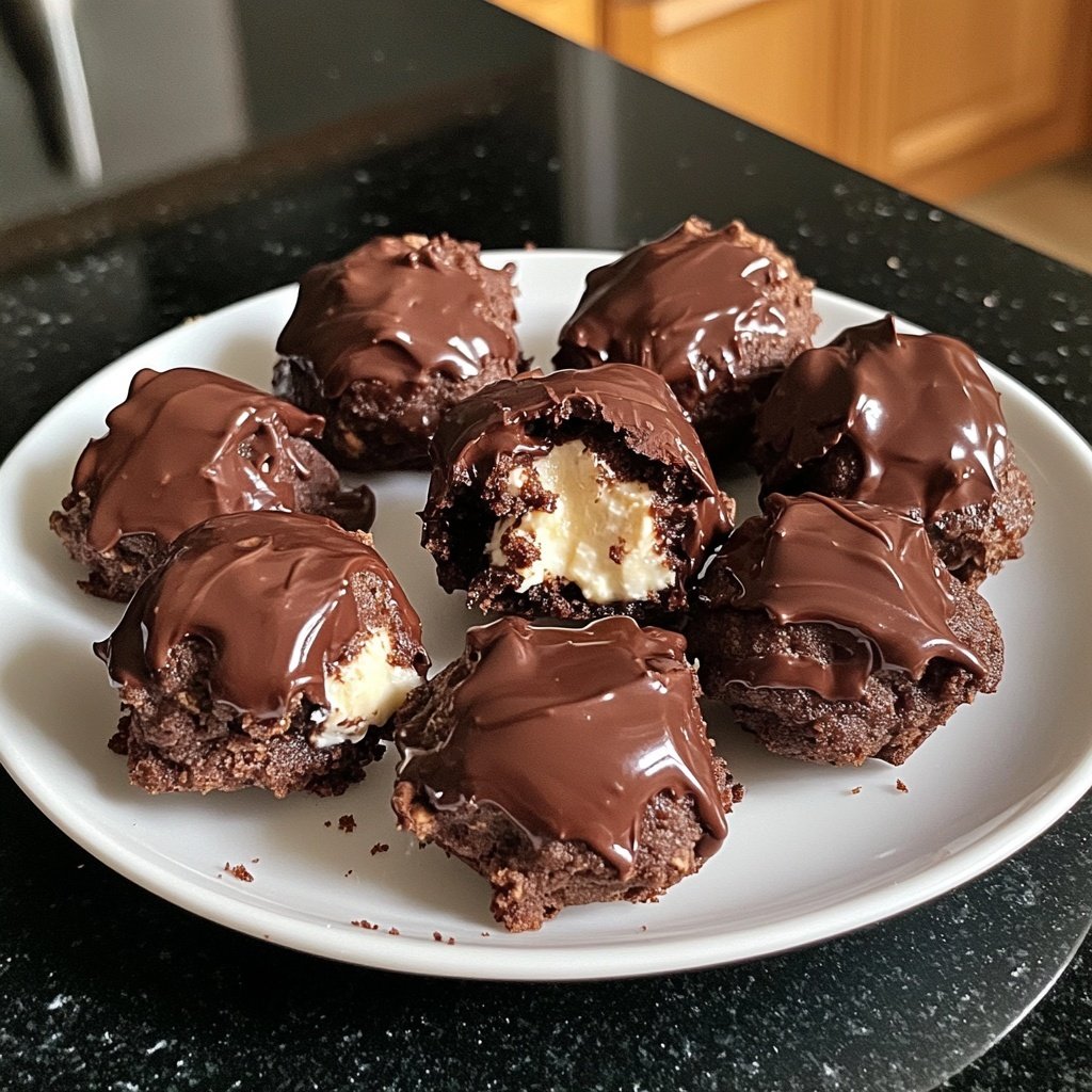 Choco Cheesecake Cookie Bites