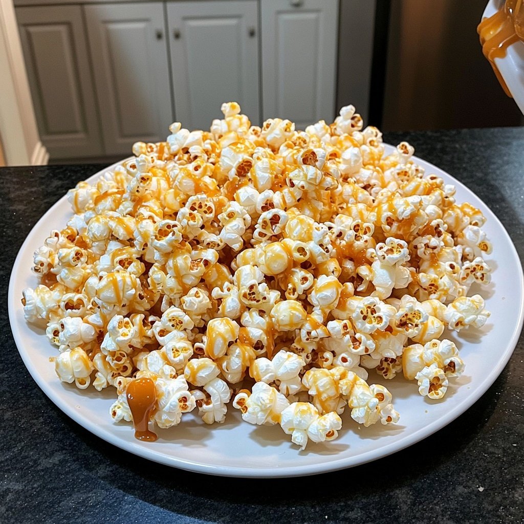 Quick Caramel Corn