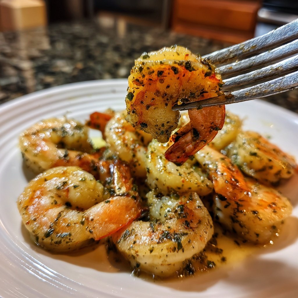 Garlic Butter Shrimp with White Wine
