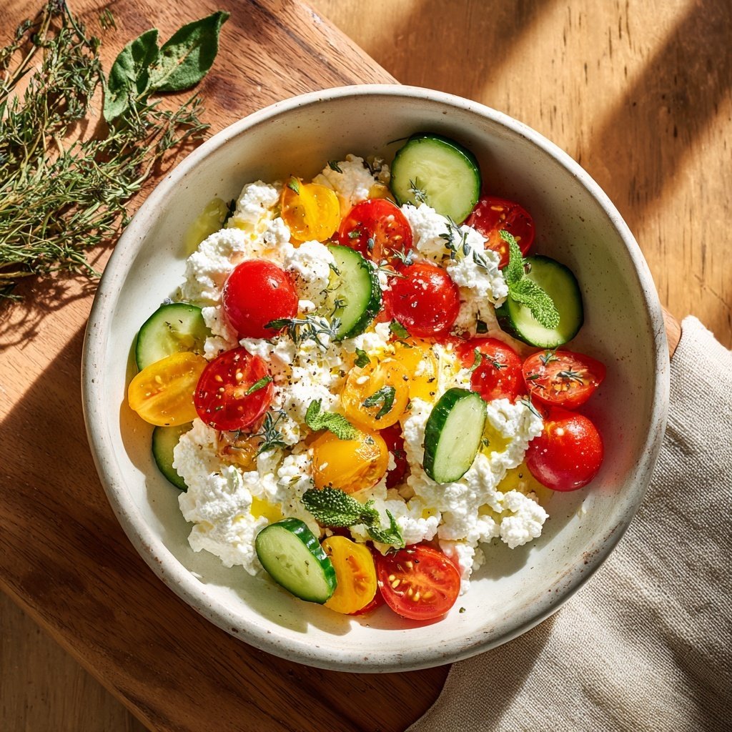 High Protein Cottage Cheese Dinner Bowl